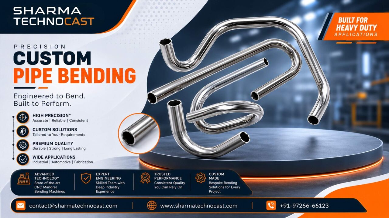 Ahmedabad, Business, Custom Pipe & Tube Bending, India &ndash; Sharma Technocast