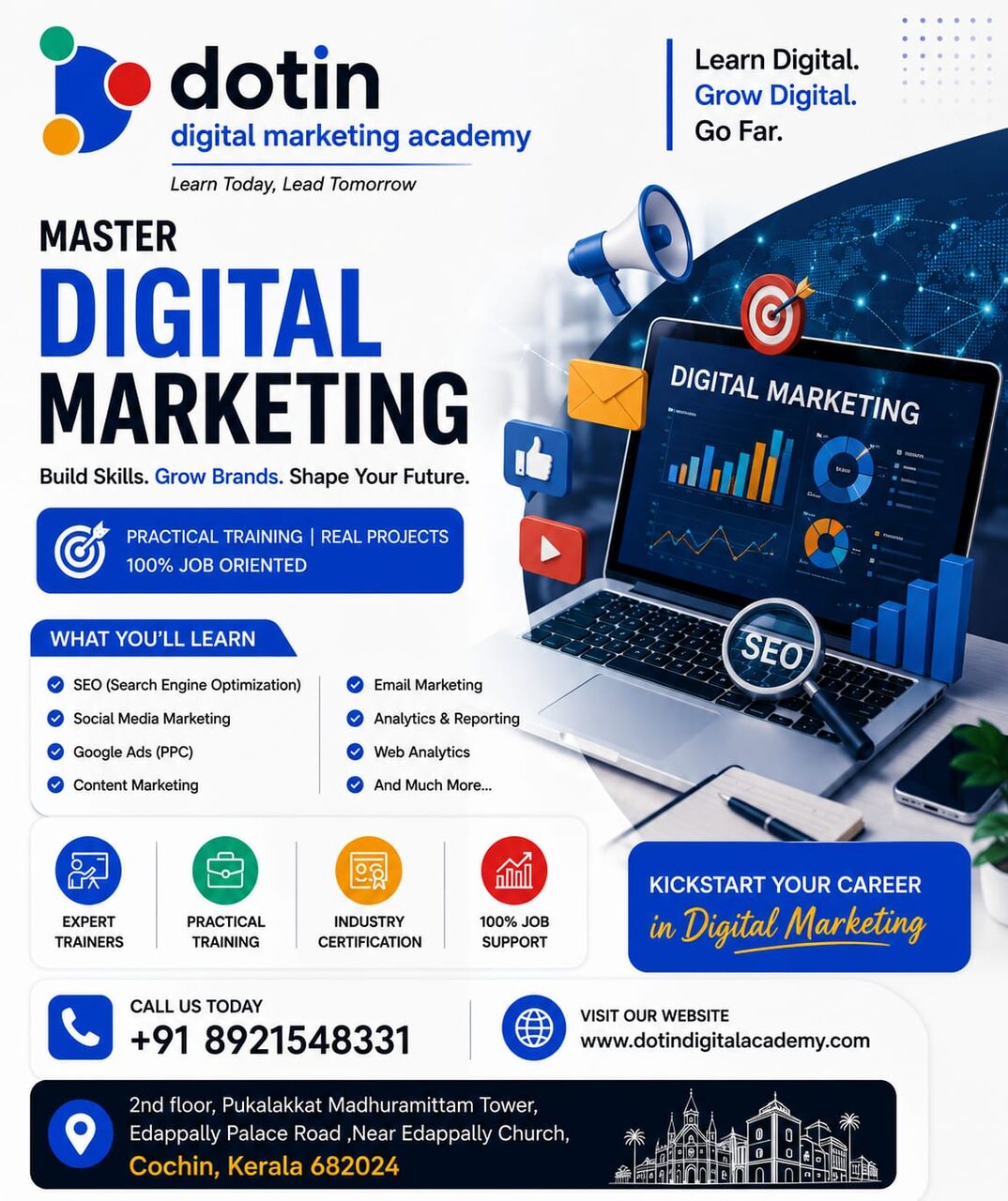 Kochi, Education, Best Digital Marketing Course In Kochi &ndash; Learn & Grow Your Career