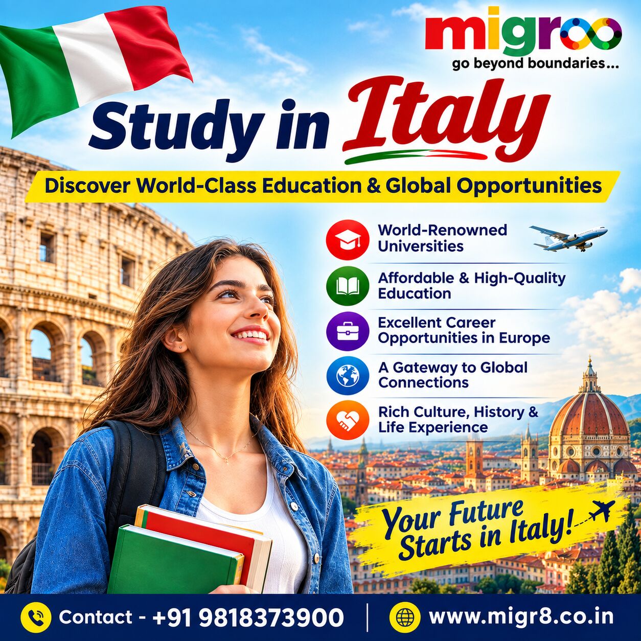 Rohini, Free Items, STUDY IN ITALY &ndash; WORLD-CLASS EDUCATION & GLOBAL CAREER OPPORTUNITIES