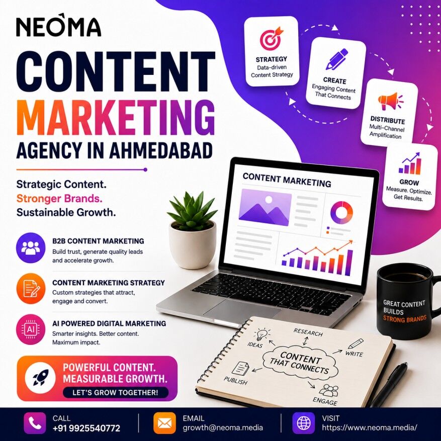 Ahmedabad, Marketing, Content Marketing Agency In Ahmedabad For B2B & Growing Businesses
