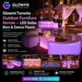 USD 2850,  Glowmi Toronto Outdoor Furniture Rentals &mdash; LED Sofas, Bars & Dance Floors