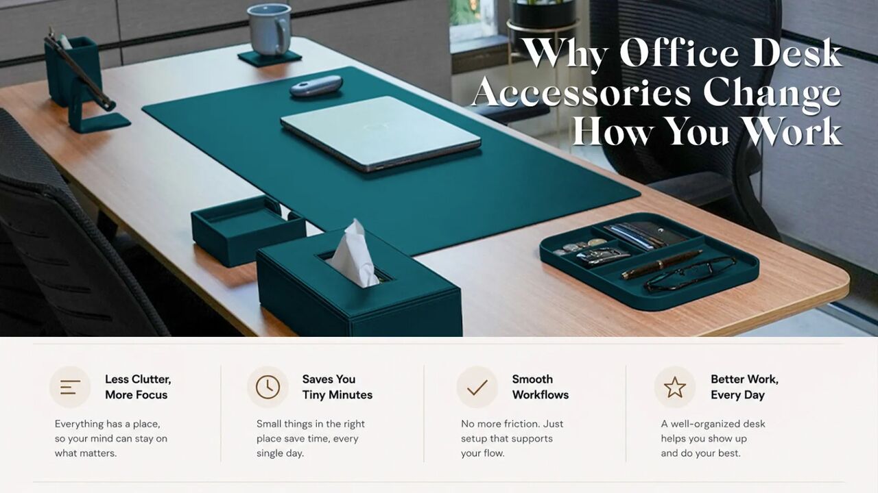 Noida, Furniture, INR 899,  Office Desk Accessories: 10 Essentials For A Productive Desk