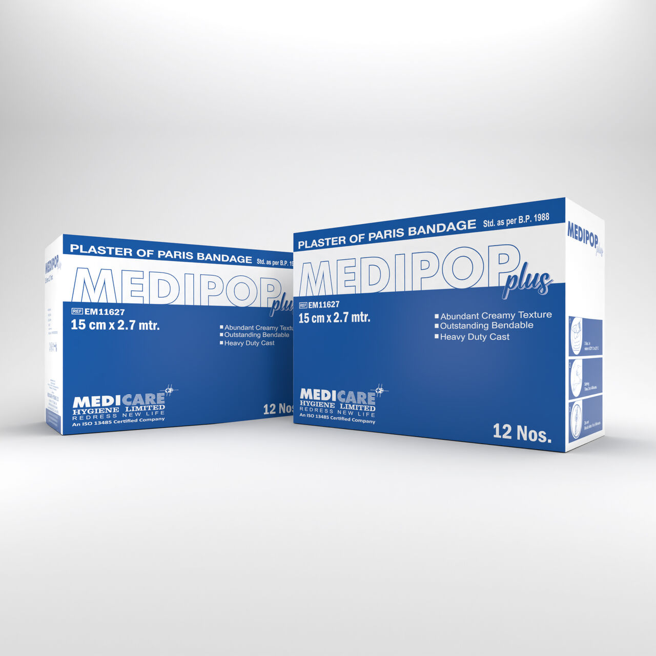 Oslo, Wholesale Products, Plus - Plaster Of Paris Bandage | ISO 13485 Certified Manufacturer - Medicare Hygiene