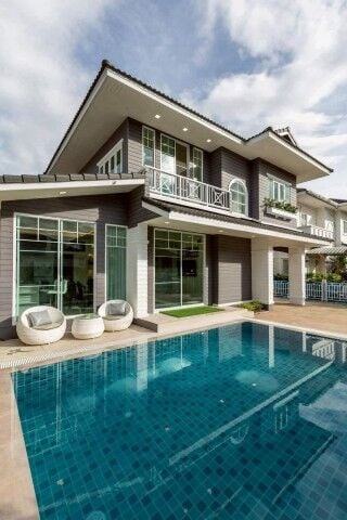 Bangkok, Villas, THB 44000,  63 Sq. Feet,  For Rent 44,000 Baht/month Emperor 2 Pool Villa, Beautiful #modern Style #renovated