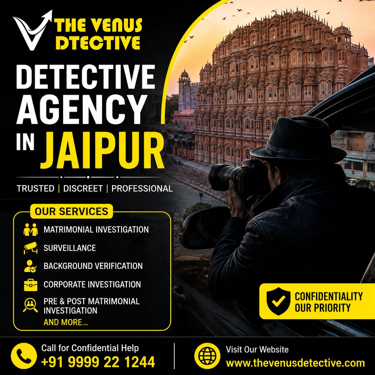 Jaipur, Legal, Trusted Detective Agency In Jaipur | Private & Female Detectives