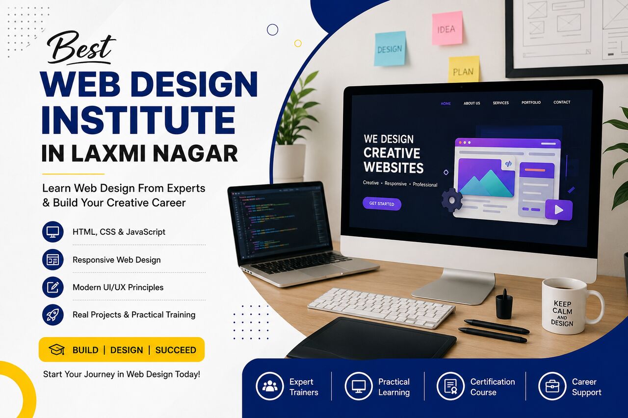 Laxmi Nagar, Education, Best Web Design Institute In Laxmi Nagar &ndash; Learn Professional Web Design Skills
