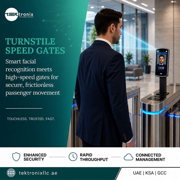 Dubai, Computer, Intelligent Turnstile Speed Gates For University Campuses In UAE