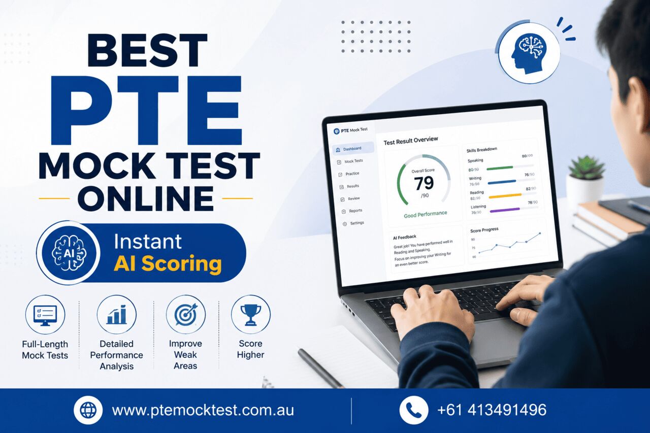Sydney, Lessons Wanted, Best PTE Mock Test Online With AI Score Feedback