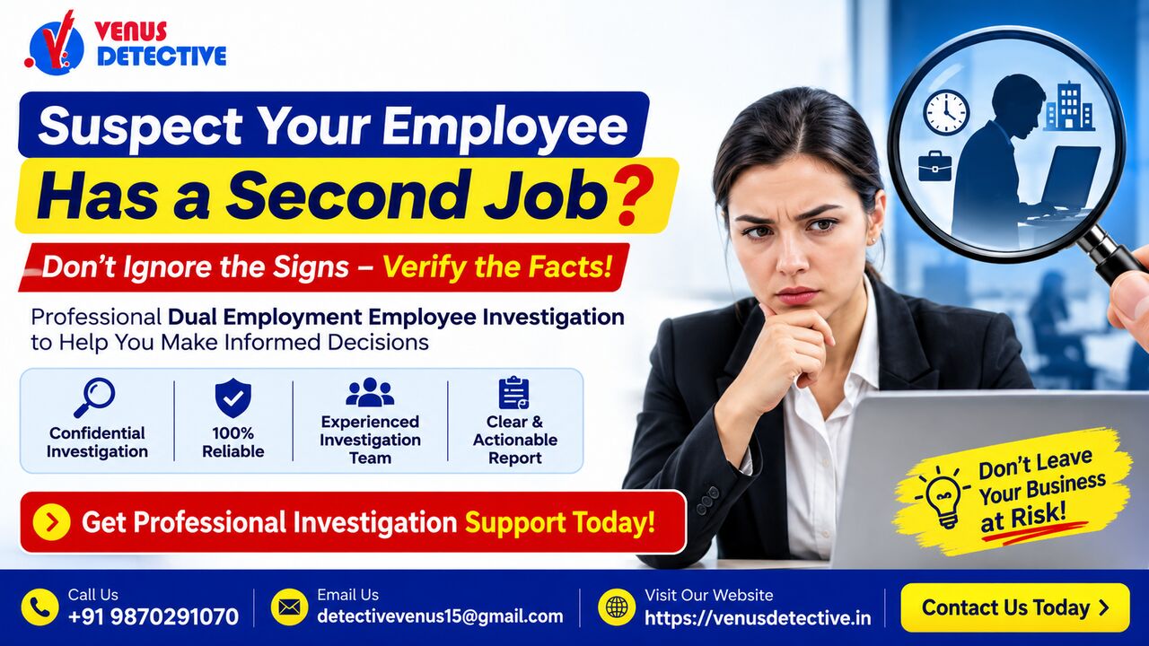New Delhi, Legal, Dual Employment Employee Investigation In Mumbai | Venus Detective