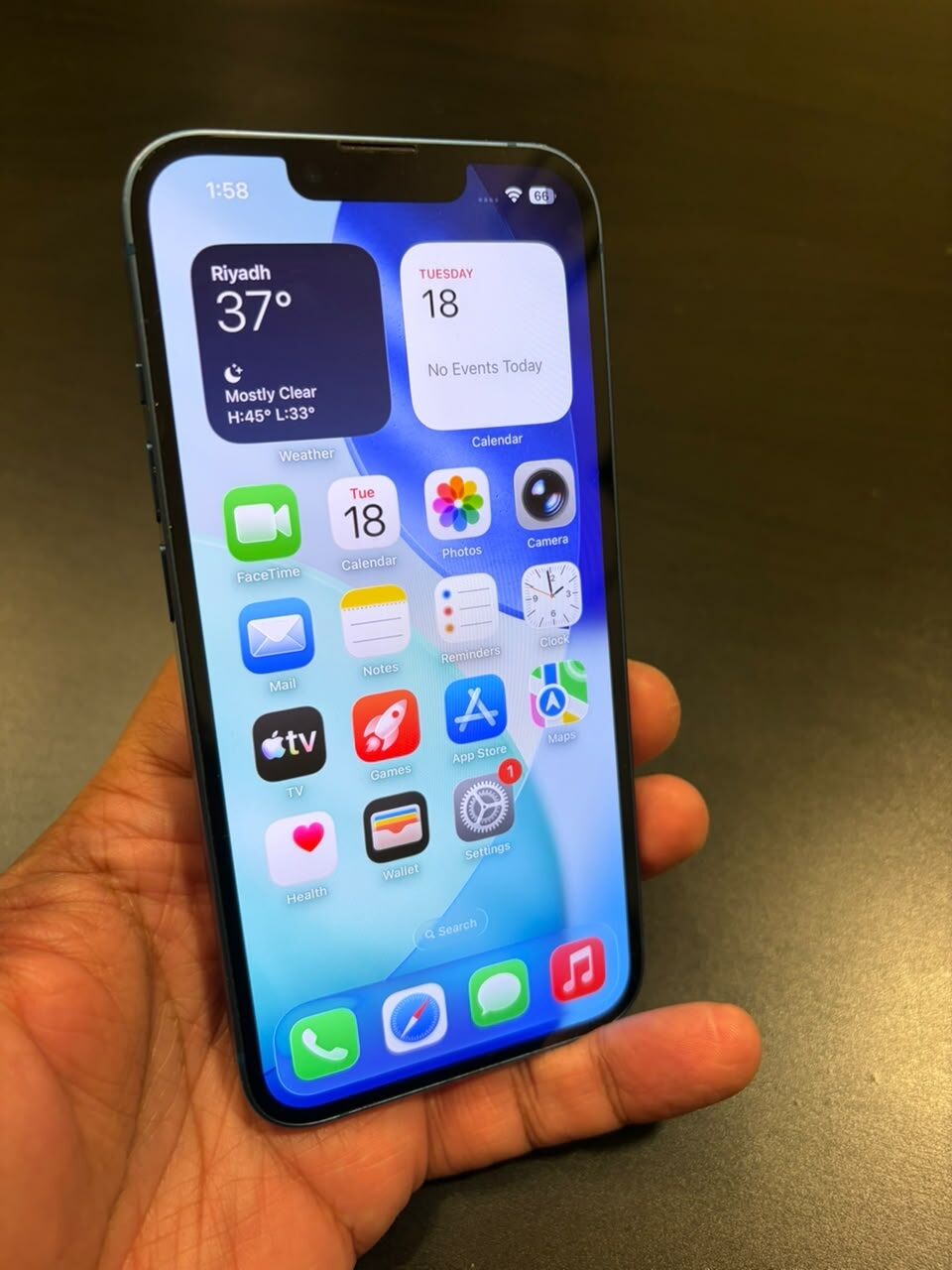 Al Khobar Al Shamalia, Mobile Phones, SAR 1150,  IPhone 13 &ndash; 128GB &ndash; Blue
