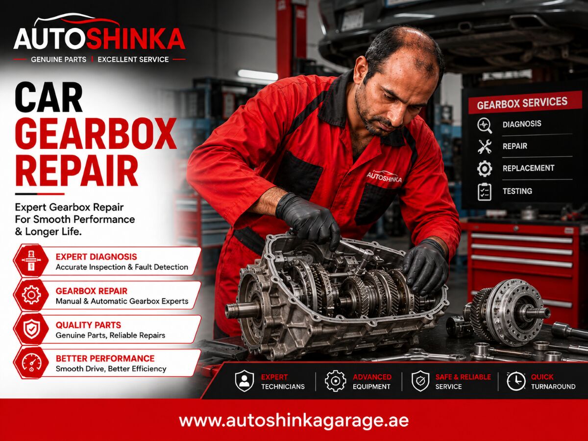 Dubai, Automotive, Car Gearbox Repair Dubai For Jerky Gear Changes