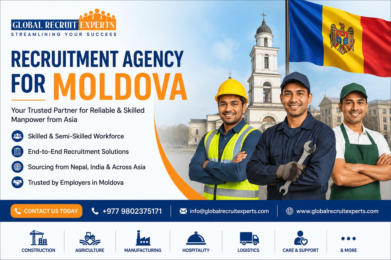 Kathmandu, Manpower, Recruitment Agency For Moldova | Reliable Manpower From Nepal