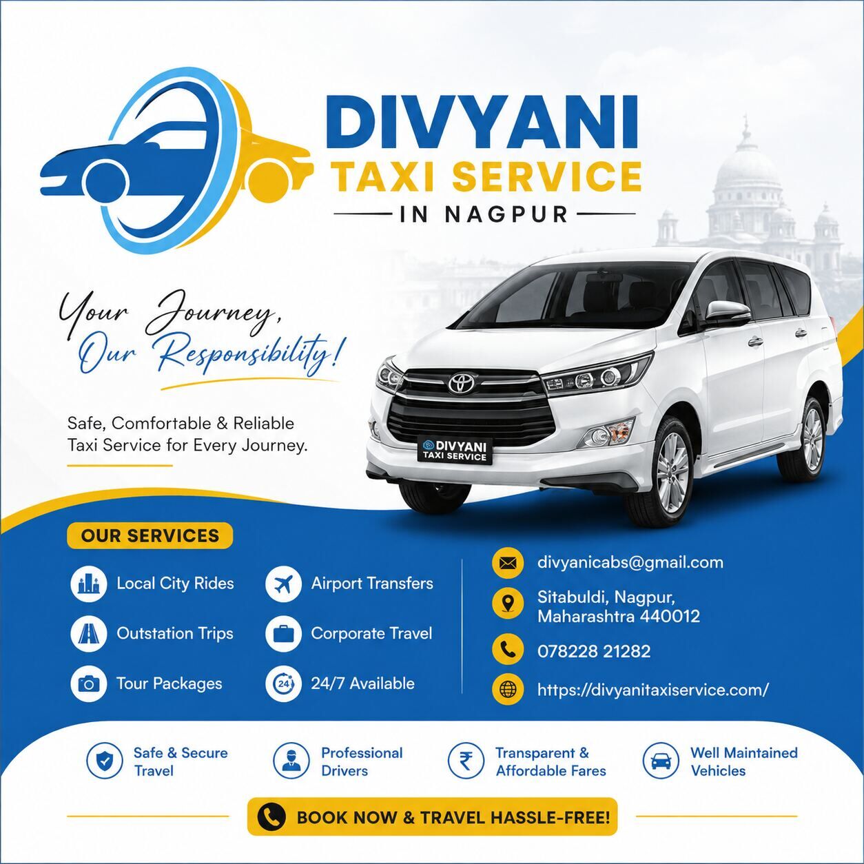 Nagpur, Travel, Divyani Taxi Service In Nagpur