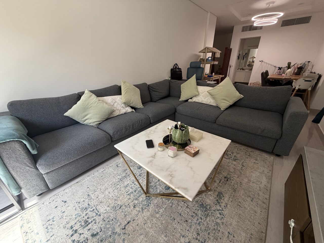 Al Narjis, Furniture, SAR 1800,  Large 6 Seater L Shaped Sofa Bed For Sale