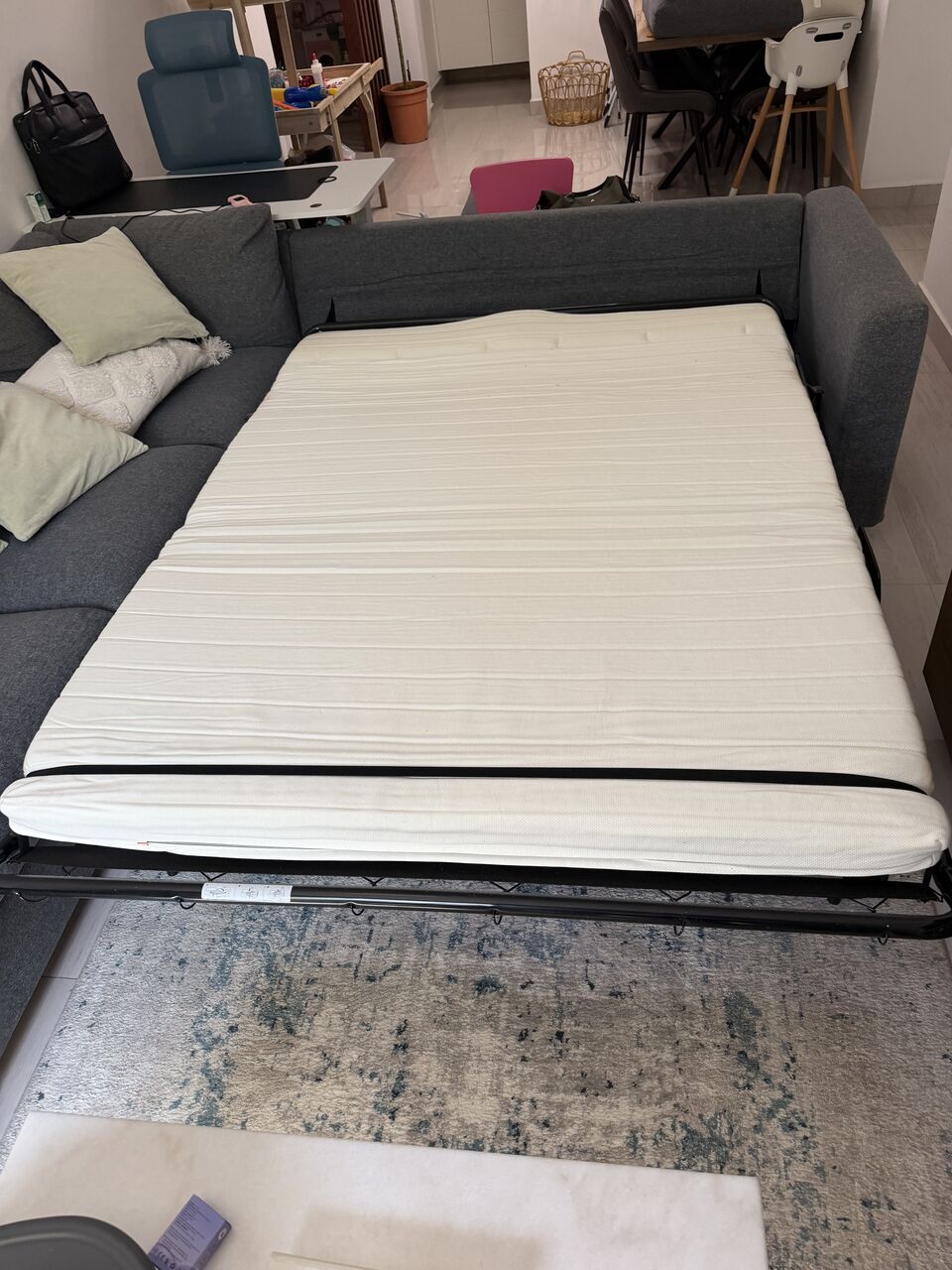 Al Narjis, Furniture, SAR 1800,  Large 6 Seater L Shaped Sofa Bed For Sale