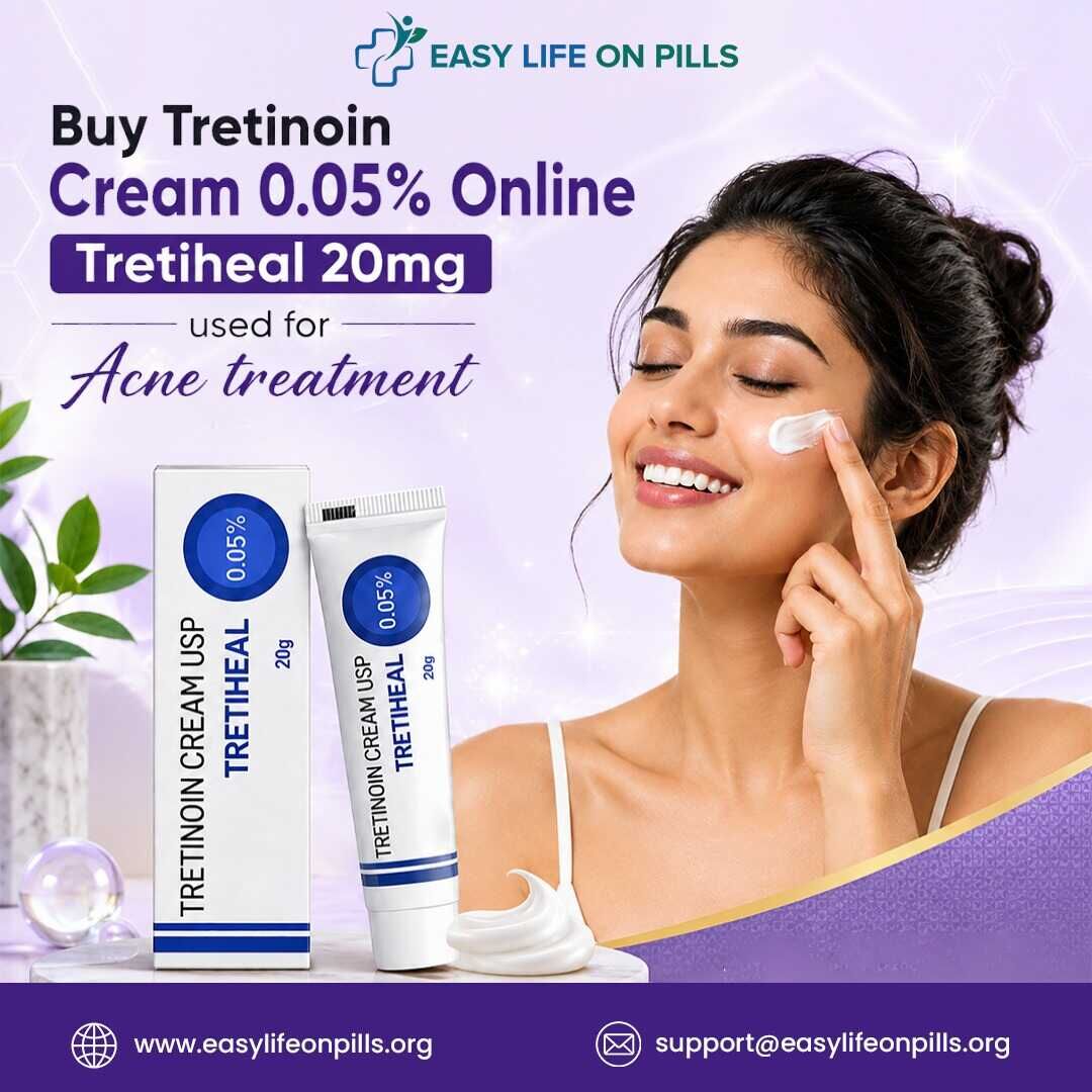 New York, Health & Beauty Items, USD 40,  Buy Tretinoin Cream 0.05% Online - Tretiheal 20mg Used For Acne Treatment