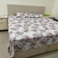 SAR 400,  Double Bed With Side Tables And Mattress // سرير مزدوج مع طاولات جانبية ومرتب