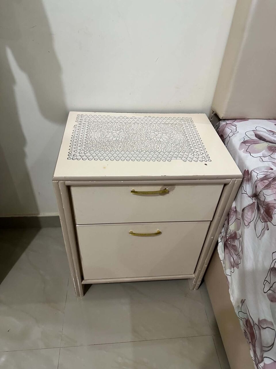 Al Aqeeq, Furniture, SAR 400,  Double Bed With Side Tables And Mattress // سرير مزدوج مع طاولات جانبية ومرتب