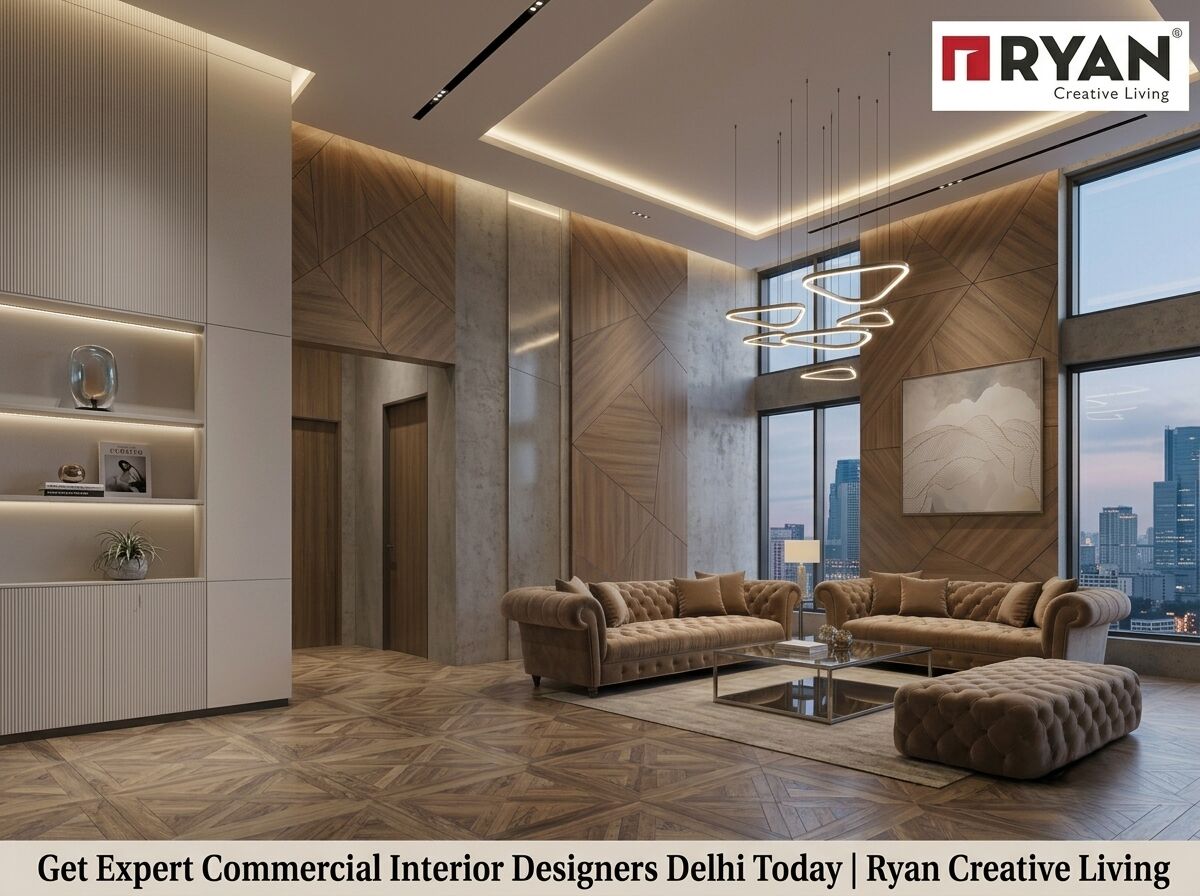 New Delhi, Interior Design, Get Expert Commercial Interior Designers Delhi Today | Ryan Creative Living