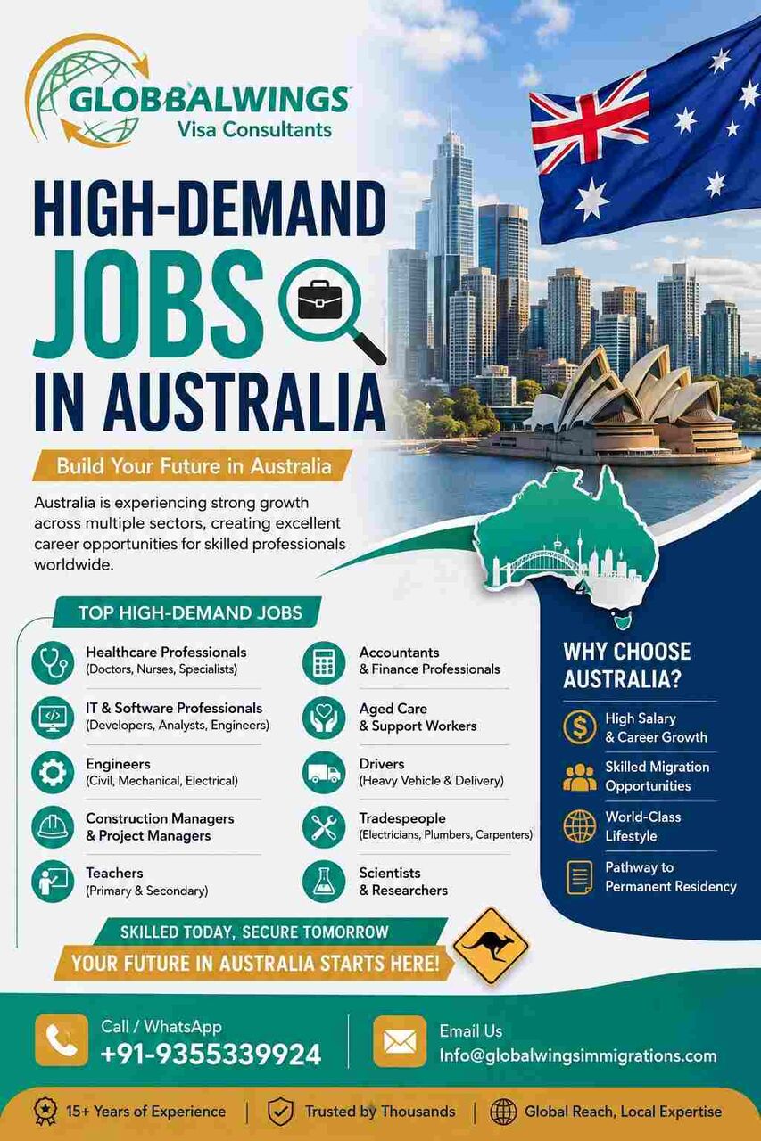 New Delhi, Counseling, Top 15 Australia Jobs In Demand For Overseas Skilled Workers