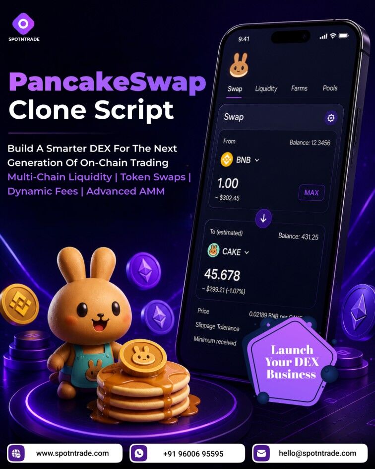 London, Business, Launch Your Own DEX With PancakeSwap Clone Script