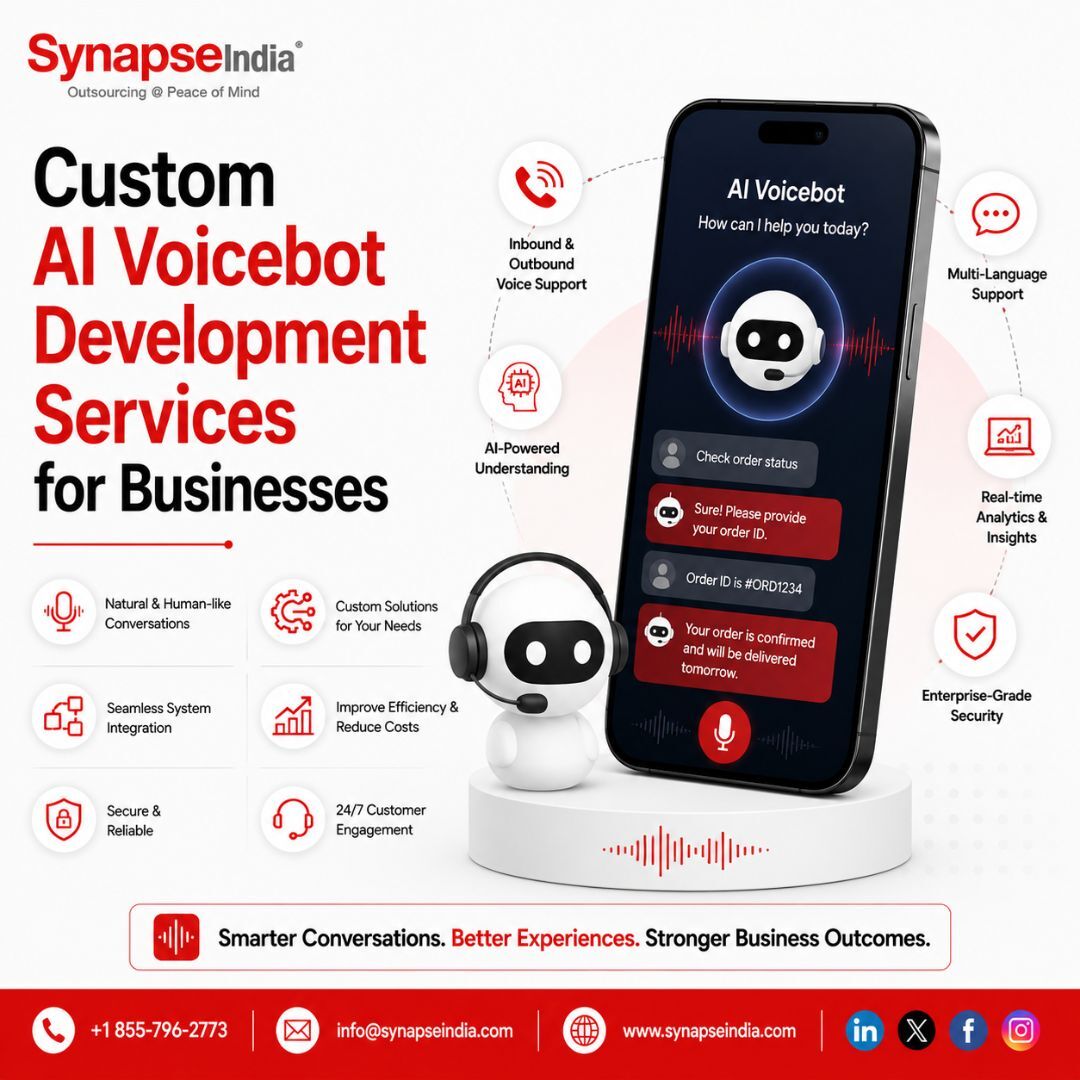 New York, Software Development, Custom AI Voicebot Development Services For Businesses