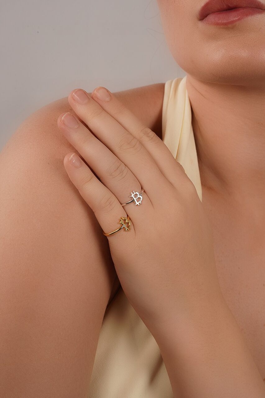 Toronto, Jewelry, Shop Stylish Bitcoin Gold Rings For Women Online