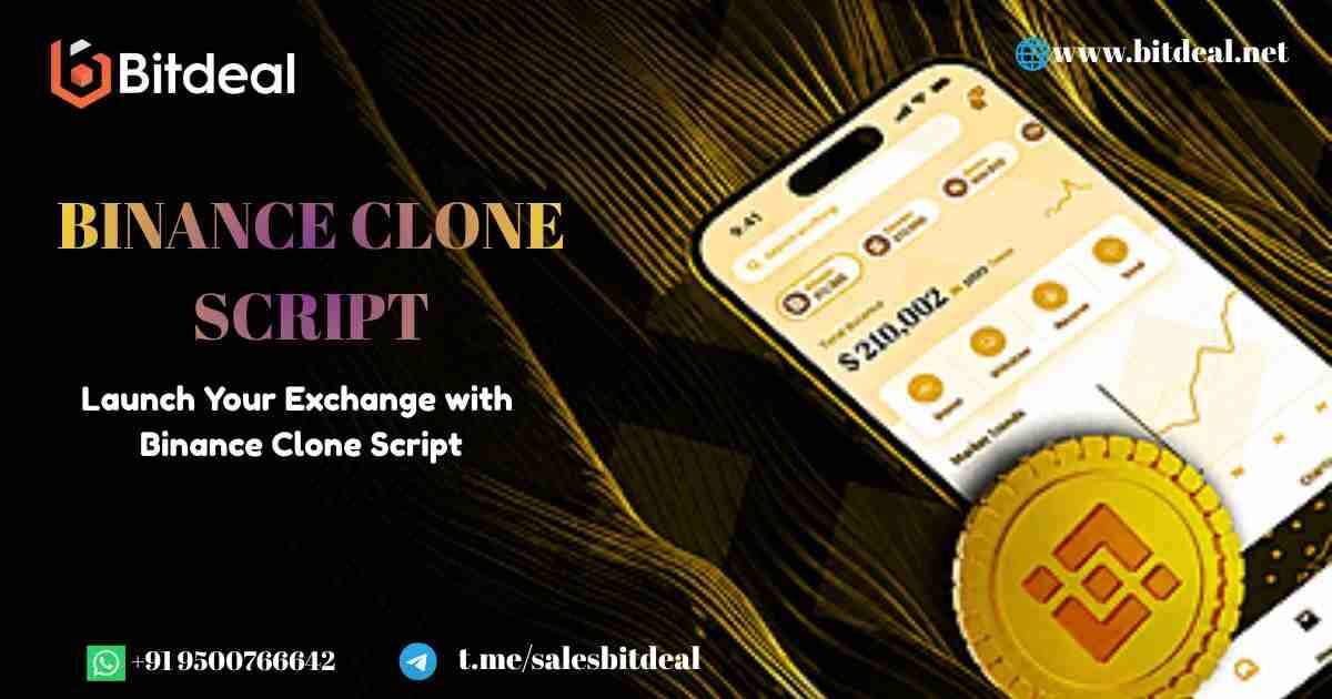 Los Angeles, Business, Turn Crypto Market Trends Into New Opportunities With Binance Clone Script By Bitdeal