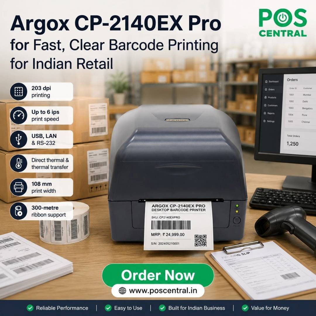 Noida, Computers, INR 19949,  Order Argox CP-2140EX Pro Desktop Barcode Printer Online In India