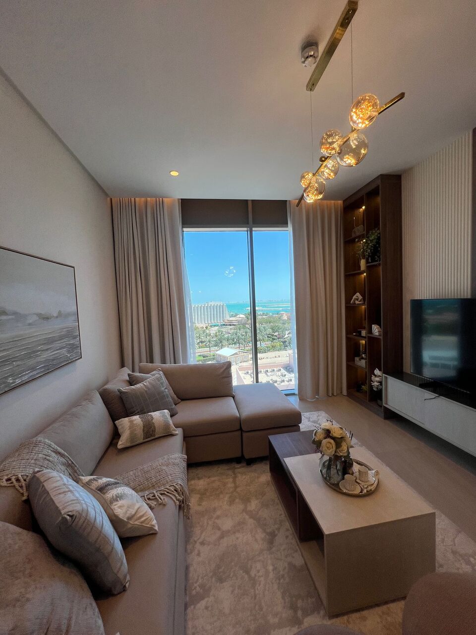 Al Seef, Apartments, Flats, Houses & Villas, BHD 550/month,  Furnished,  1 BR,  Brand-New Luxury  Sea View Apartment For Rent | Seef