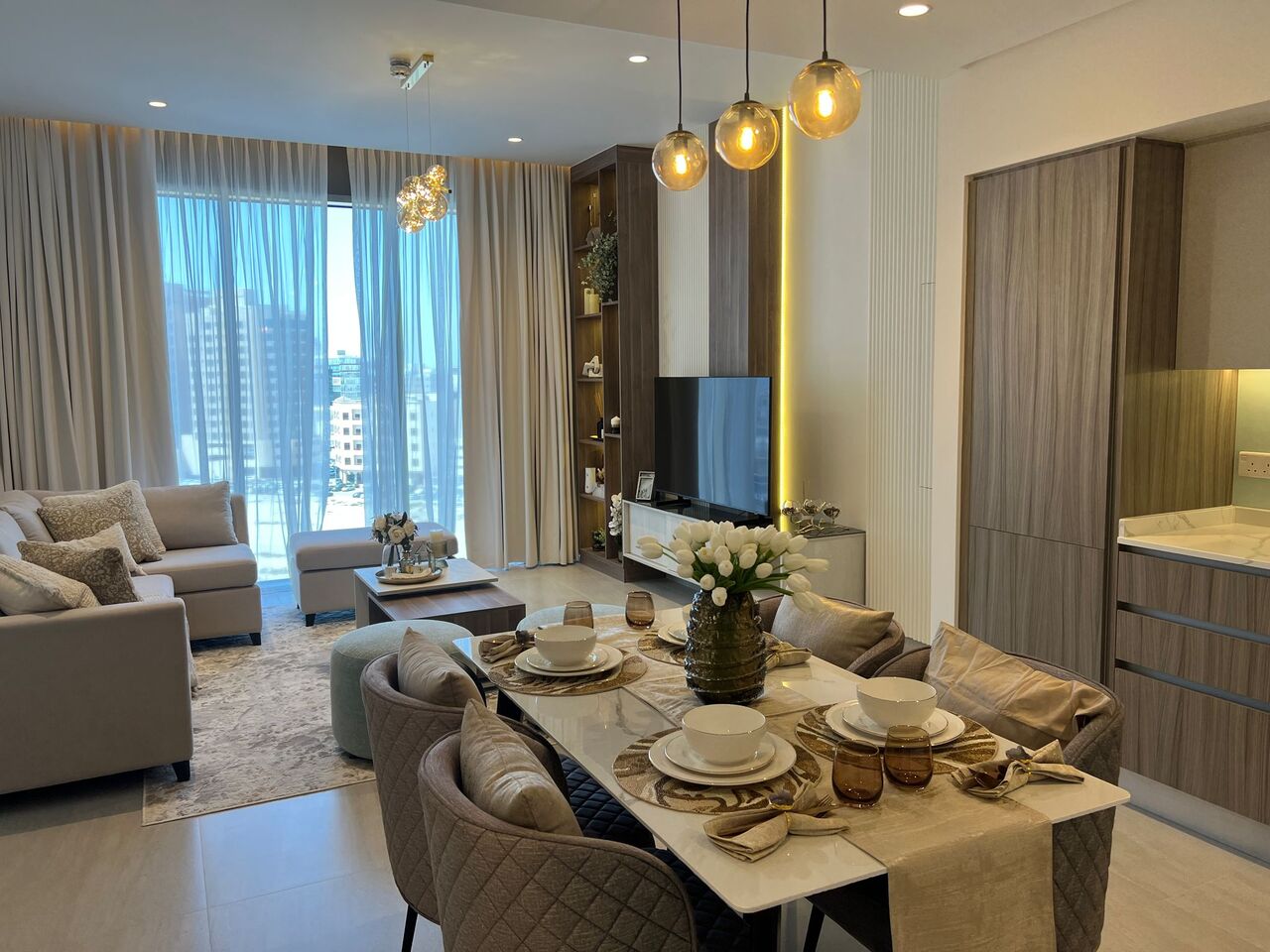 Al Seef, Apartments, Flats, Houses & Villas, BHD 460/month,  Furnished,  1 BR,  Brand-New Luxury  Apartment For Rent In Seef