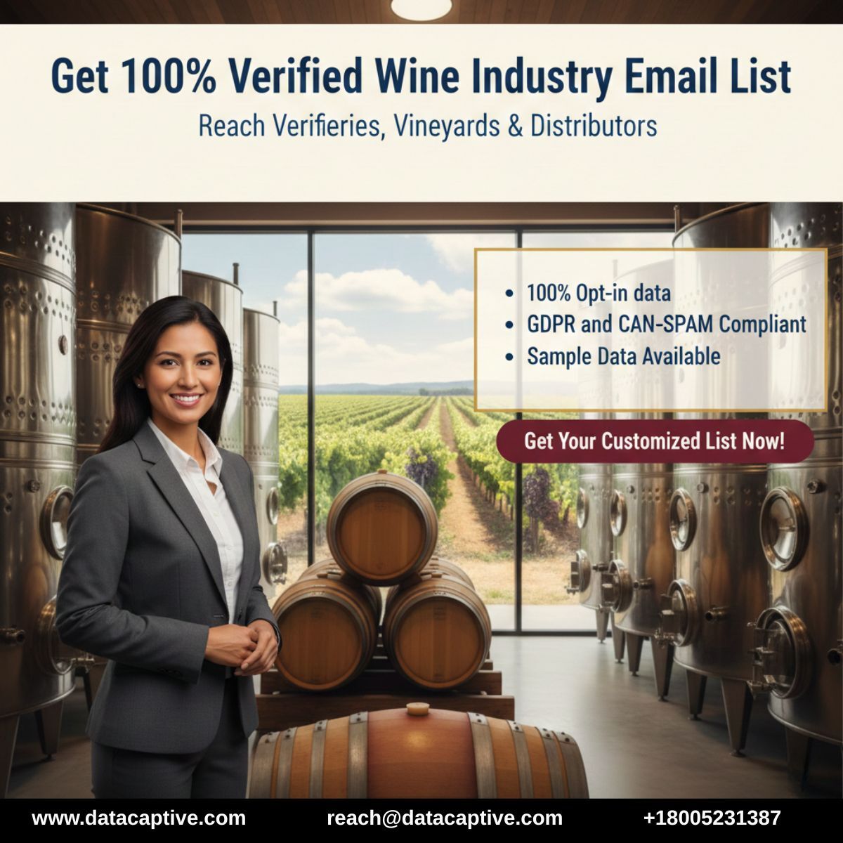 Houston, Marketing, Buy Verified Wine Industry Email List For USA
