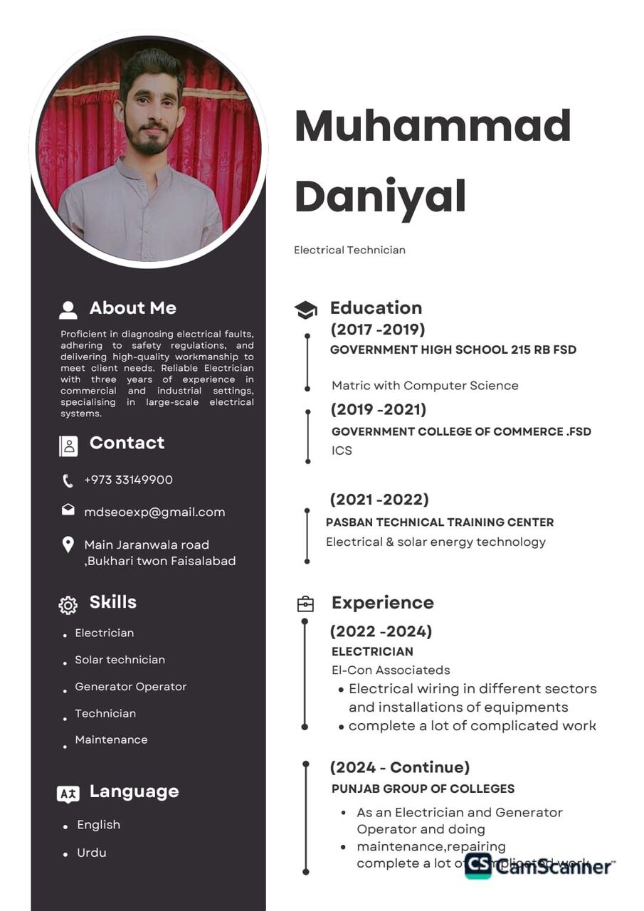 Hamad Town, Job Seekers, Electric Work