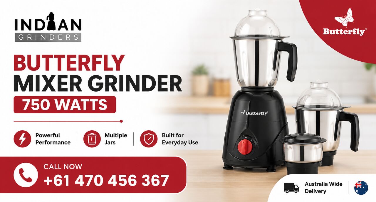 Melbourne, Electronics, AUD 300,  Butterfly Mixer Grinder 750 Watts For Easy Cooking In Melbourne
