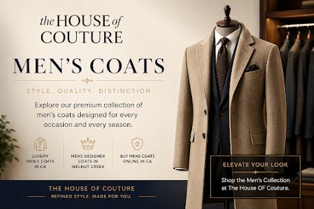 New York, Clothing & Accessories, Men&rsquo;s Designer Coats In Walnut Creek | The House Of Couture