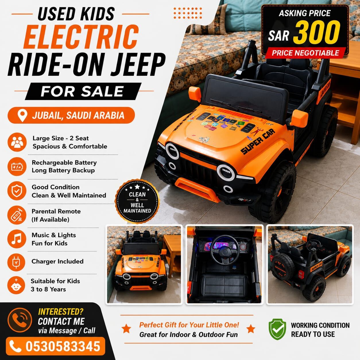 Jubail, Appliances, SAR 490,  Wet Grinder , Kids Car