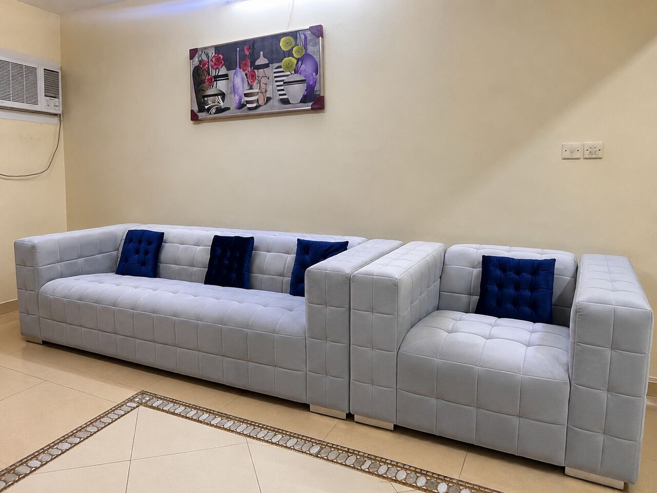 Al Rawdah, Furniture, SAR 1000,  5-Seater Sofa Set For Sale &ndash; SAR 1,000