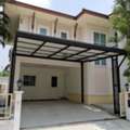 THB 25000,  60 Sq. Feet,  2-story Detached House For Rent, 60 Sq M, 4 Bedrooms, Sirinda Village, Pranali, Soi King