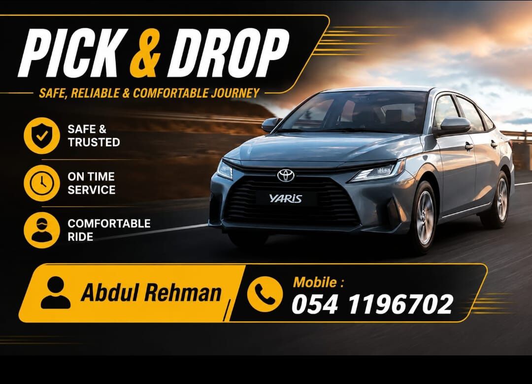 Jeddah, Passenger Transport, Pick & Drop
