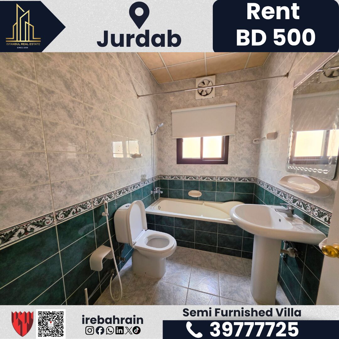 Isa Town, Villas, BHD 500,  Semi-Furnished Villa For Rent &ndash; Jurdab | BD 500/-