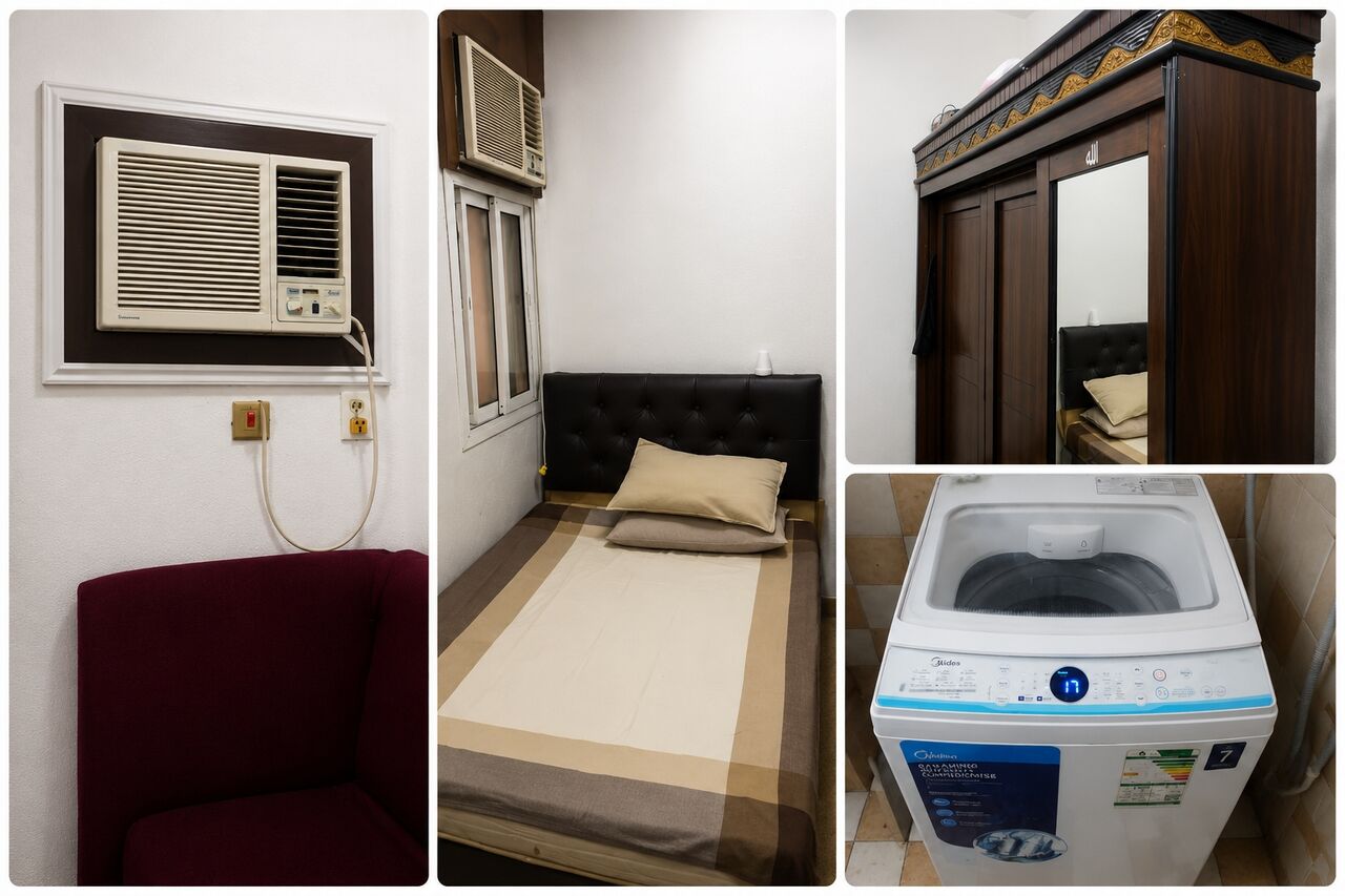 Jubail, Rooms for Rent, Room Rent SAR 1500/, Furnished, 2 BR, Family Or Bachelor
