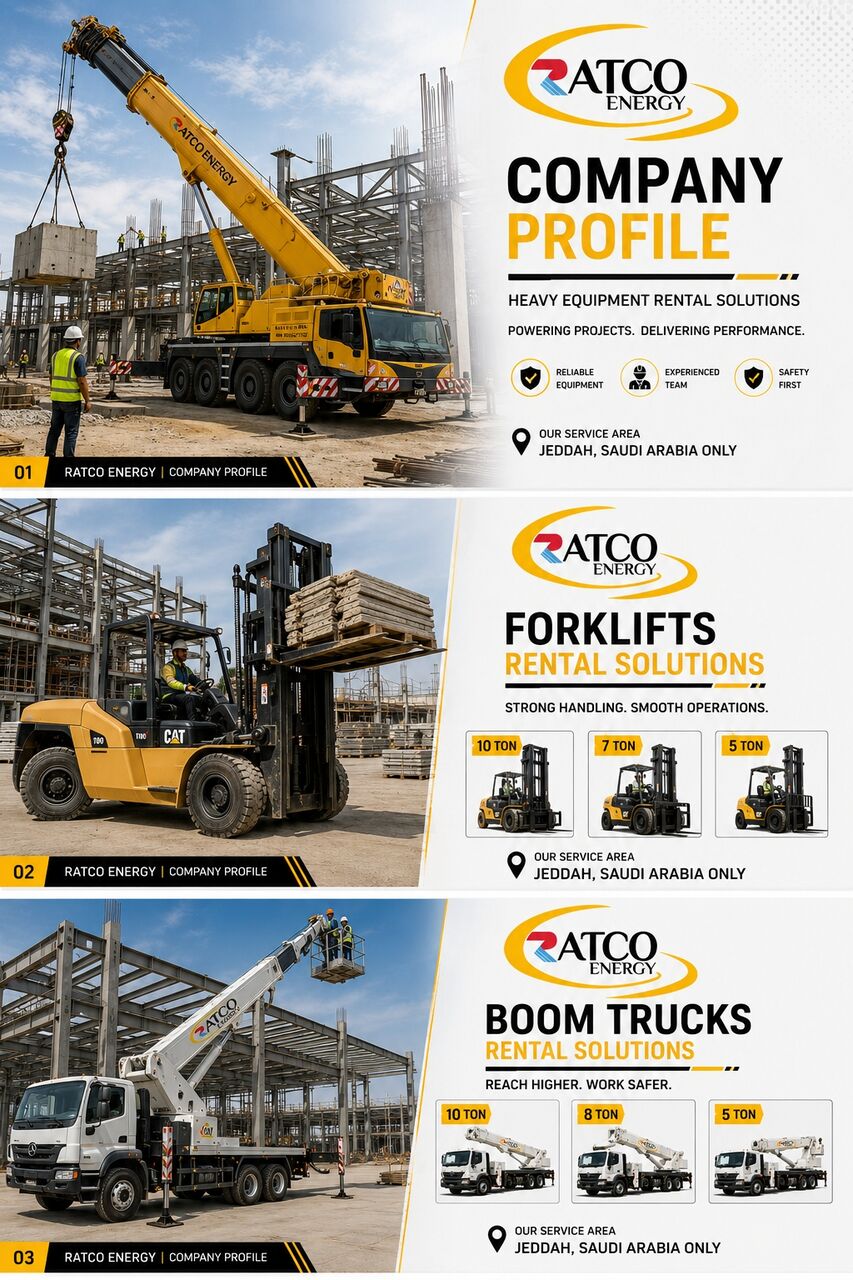 Jeddah, Heavy Equipment, SAR 111111111,  Genrators And Cranes For Rent
