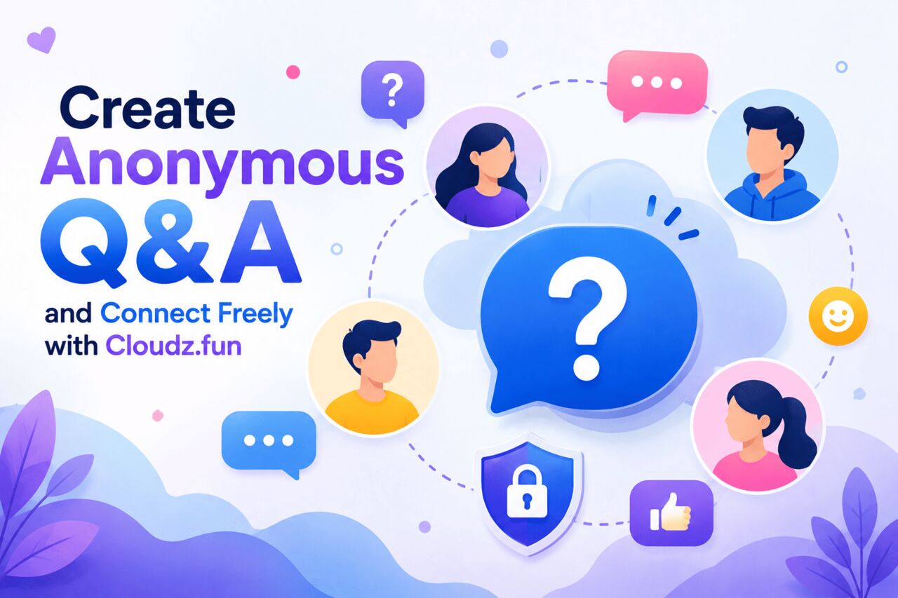 New York, General, Create Anonymous Q&A And Connect Freely With Cloudz.fun