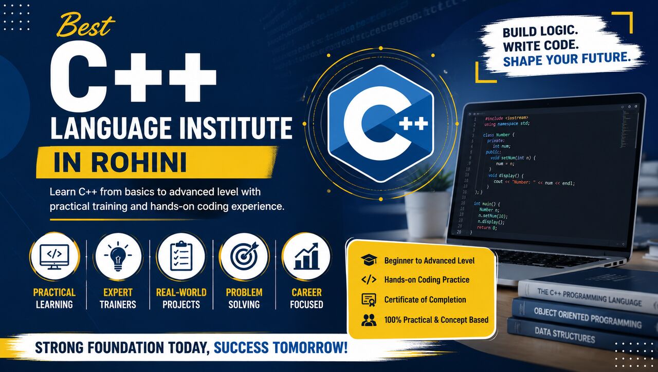 Rohini, Education, Master C++ From Basics To Advanced With Expert Training In Rohini