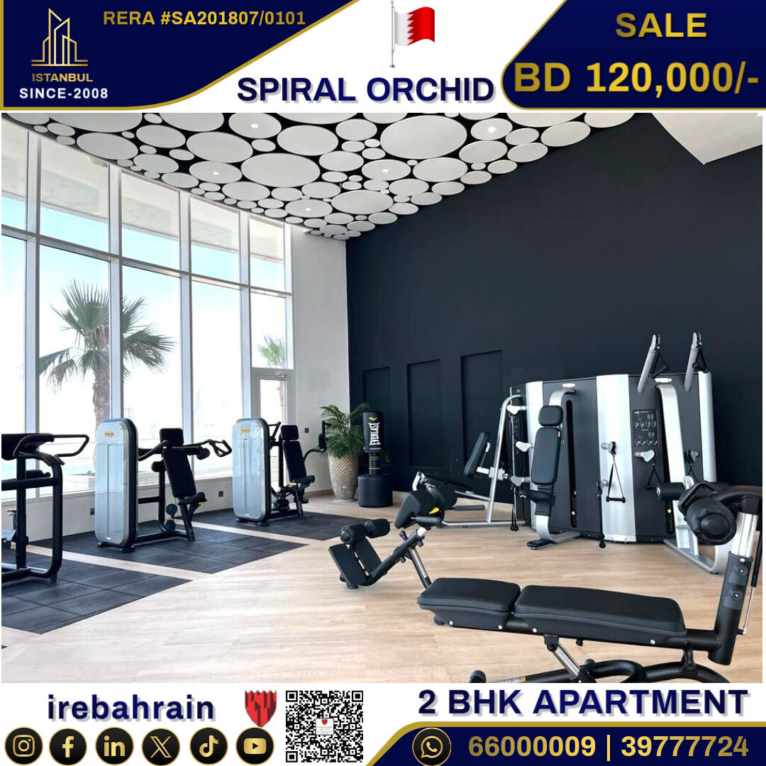 Al Seef, Apartments, Flats, Houses & Villas, BHD 120000/month,  Furnished,  2 BR,  Fully Furnished Luxury Apartment &ndash; Spiral Orchid Residence, Seef