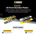 4D 5MM Gel Number Plates For A Bold Vehicle Look