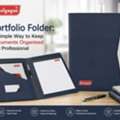 Portfolio Folder For Organized Documents