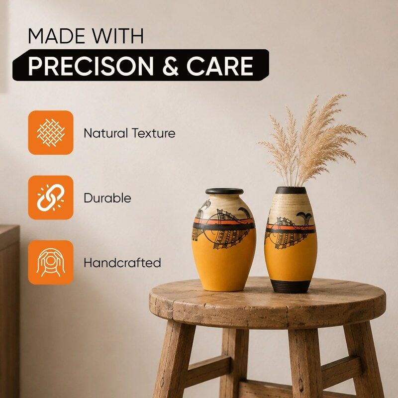 Mumbai, Household Items, INR 1449,  Handcrafted Decorative Vases Online For Stylish Homes