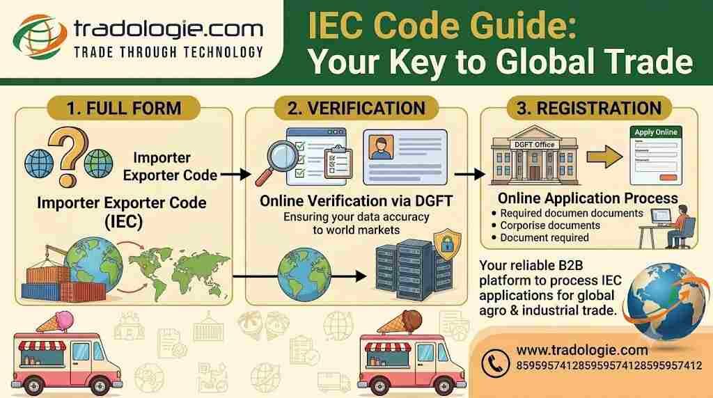 Lucknow, Food, INR 25,  IEC Code Guide: Full Form, Verification & Registration
