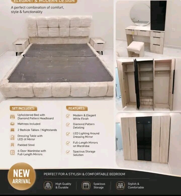 Jeddah, Furniture, SAR 1,  New Classic And Comfortable Bedroom Set
